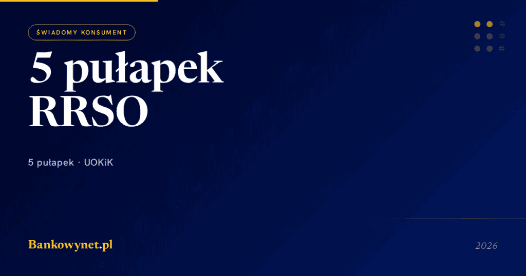 5 pułapek RRSO o których banki nie mówią głośno — pełen przewodnik 2026